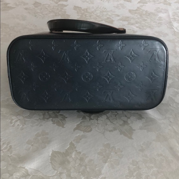Louis Vuitton Blue Monogram Mat Stockton Bag - Picture 5 of 8